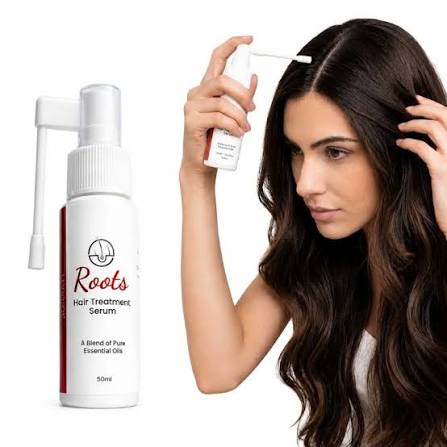 Roots Hair Treatment Serum – Argan Oil, Rosemary Oil & Vitamin E Hair Growth Serum | Pure Essential Oil Blend, 50ml