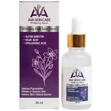 AVA Skincare Whitening Serum – Fade Spots Serum with Alpha Arbutin, Kojic Acid & Hyaluronic Acid | Pigmentation Reducing Serum