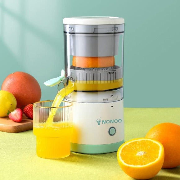 Portable Electric Citrus Juicer – USB Rechargeable Orange Juicer for Home, Travel & Office | Wireless Fruit Juice Maker