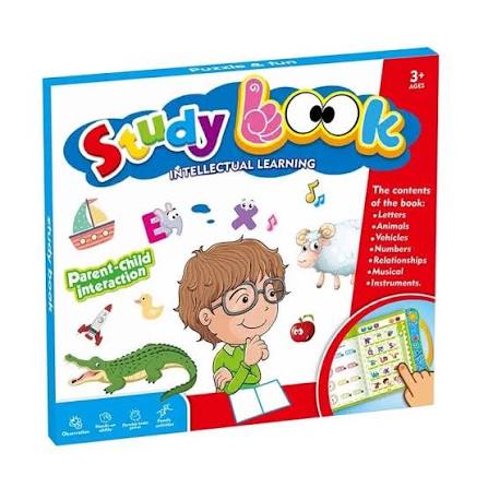 Intelligence Learning Book for Kids | Interactive Letters, Numbers & Sounds for Toddlers
