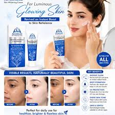AVA Skincare Whitening Cream – Skin Brightening Cream for Luminous Glow, Even Tone & UV Protection | Dermatologist Tested