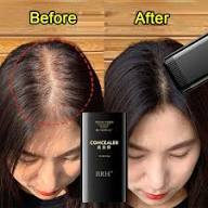 Gegemoon Hairdressing Wand – Instant Root Touch Up Comb for Gray Hair Coverage | 2-in-1 Hair Color Stick, Black