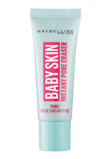 Maybelline Baby Skin Instant Pore Eraser Primer – Insta-Blur Face Primer with Cherry Extract for Poreless Finish