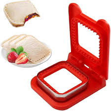 2-in-1 Sandwich Cutter & Sealer | Kids Bread Cutter, Decruster & Uncrustable Sandwich Maker | Random Color