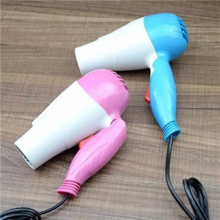 Foldable Hair Dryer 1000W – Ultra Sonic Hair Dryer with Airflow Nozzle & Speed Settings | Compact Travel Hair Dryer