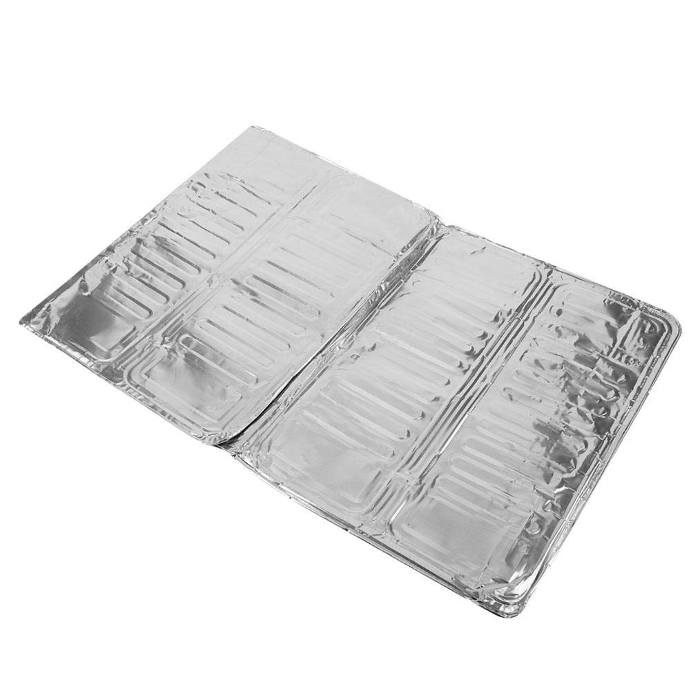 Kitchen Oil Splash Guard – Foldable Aluminum Foil Stove Baffle, Heat Insulation Oil-Proof Splatter Screen for Gas Stove Cooking