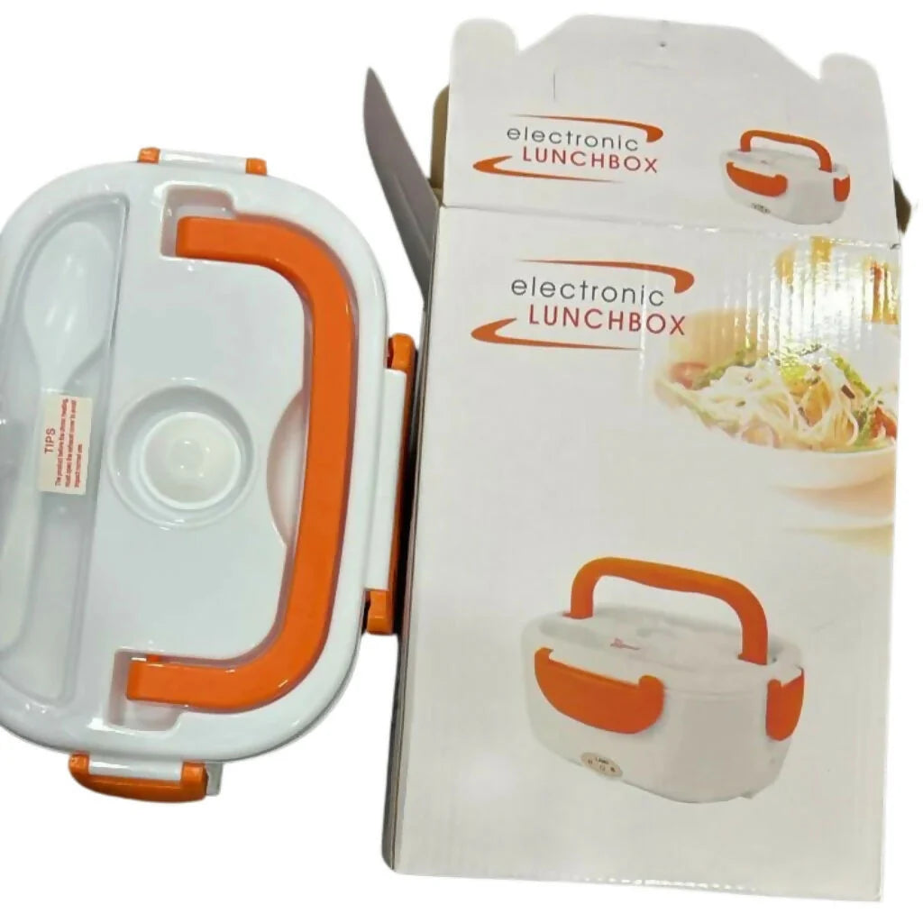 Keep meals hot on the go with this electric lunch box food warmer. Removable container, easy plug-in heating, perfect for office, travel & car.