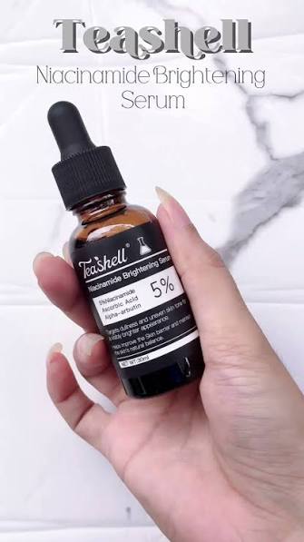 TeaShell Brightening Serum – Reduces Hyperpigmentation, Refines Pores & Strengthens Skin Barrier | Even Tone Face Serum