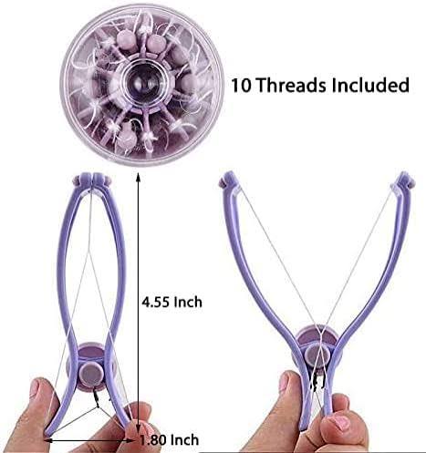 Face & Body Hair Threading System – Manual Facial Hair Remover Tool for Upper Lip, Chin & Eyebrows | Epilator Threader