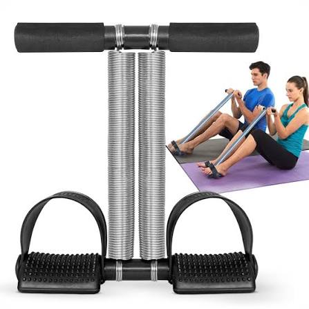 Double Spring Resistance Training Tummy Trimmer | Abdominal Exercise & Full Body Workout Tool | Home Gym Fitness Equipment